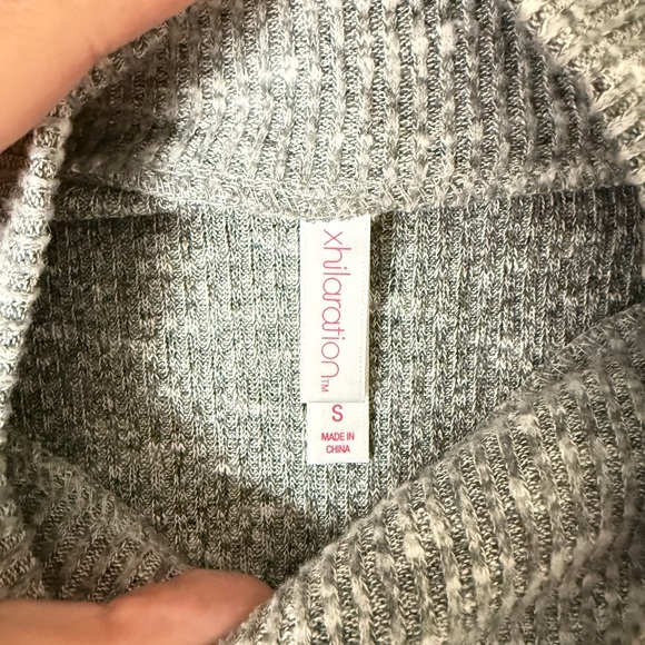 Xhilaration Gray Long Sleeve Dress - Picture 3 of 3